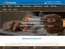 Tablet Screenshot of benixion.com